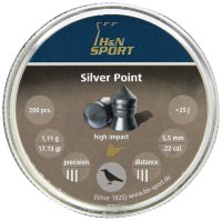 Пульки HN Silverpoint кал. 5,5 мм 1,11 г (200 шт./бан.), PB395