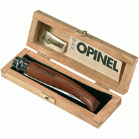 Нож Opinel 10 см филейный, рукоять - палисандр, в деревянной коробке 712