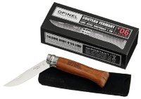 Нож opinel № 6 luxe, 6VRI Bubinga, нержавеющая сталь, 226066